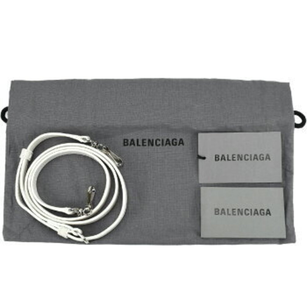Balenciaga White Logo Bag XS Leather Camera Crossbody Everyday - Picture 8 of 10
